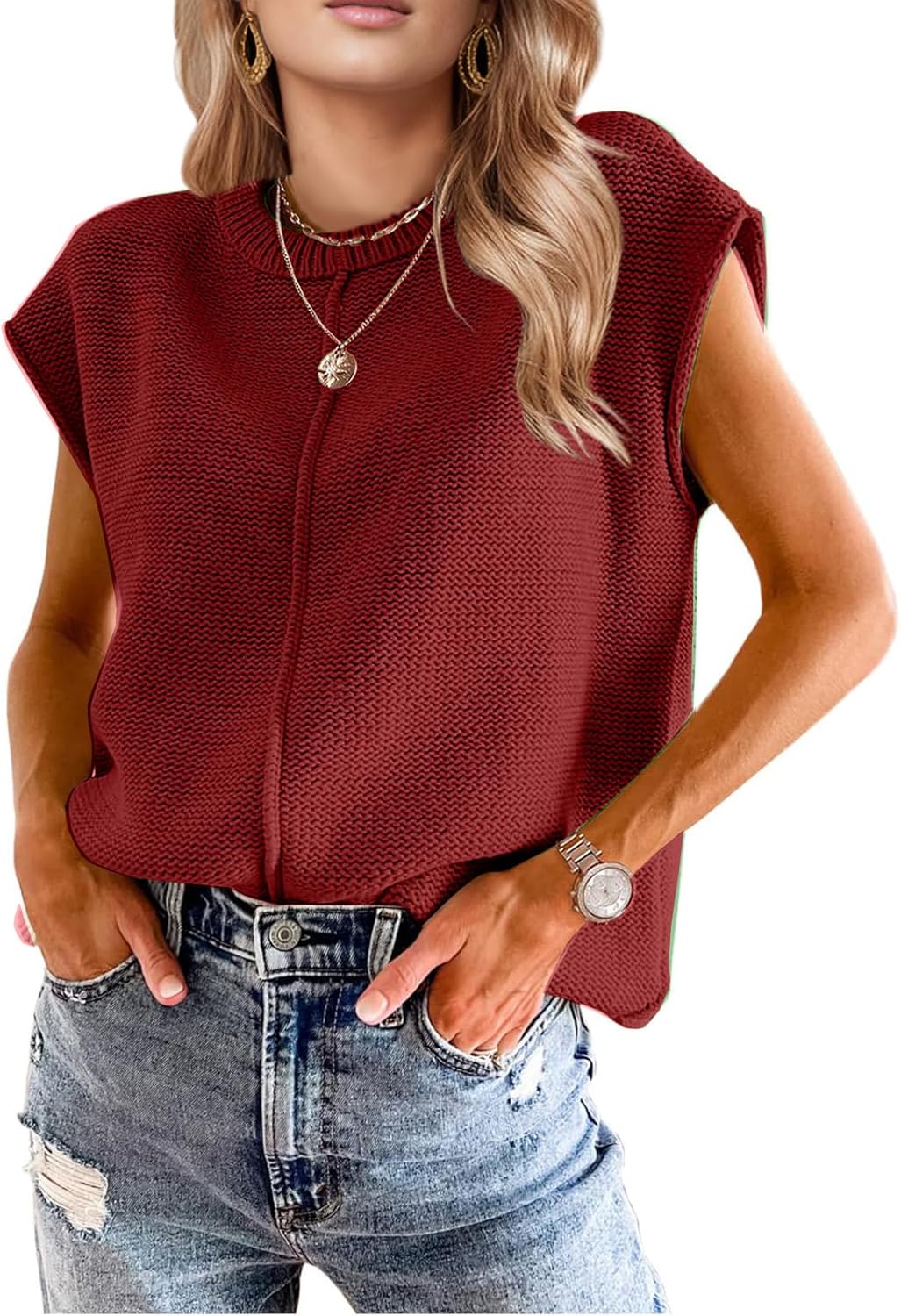 Womens Winter Fashion Sweater Tops for Trendy Business Casual