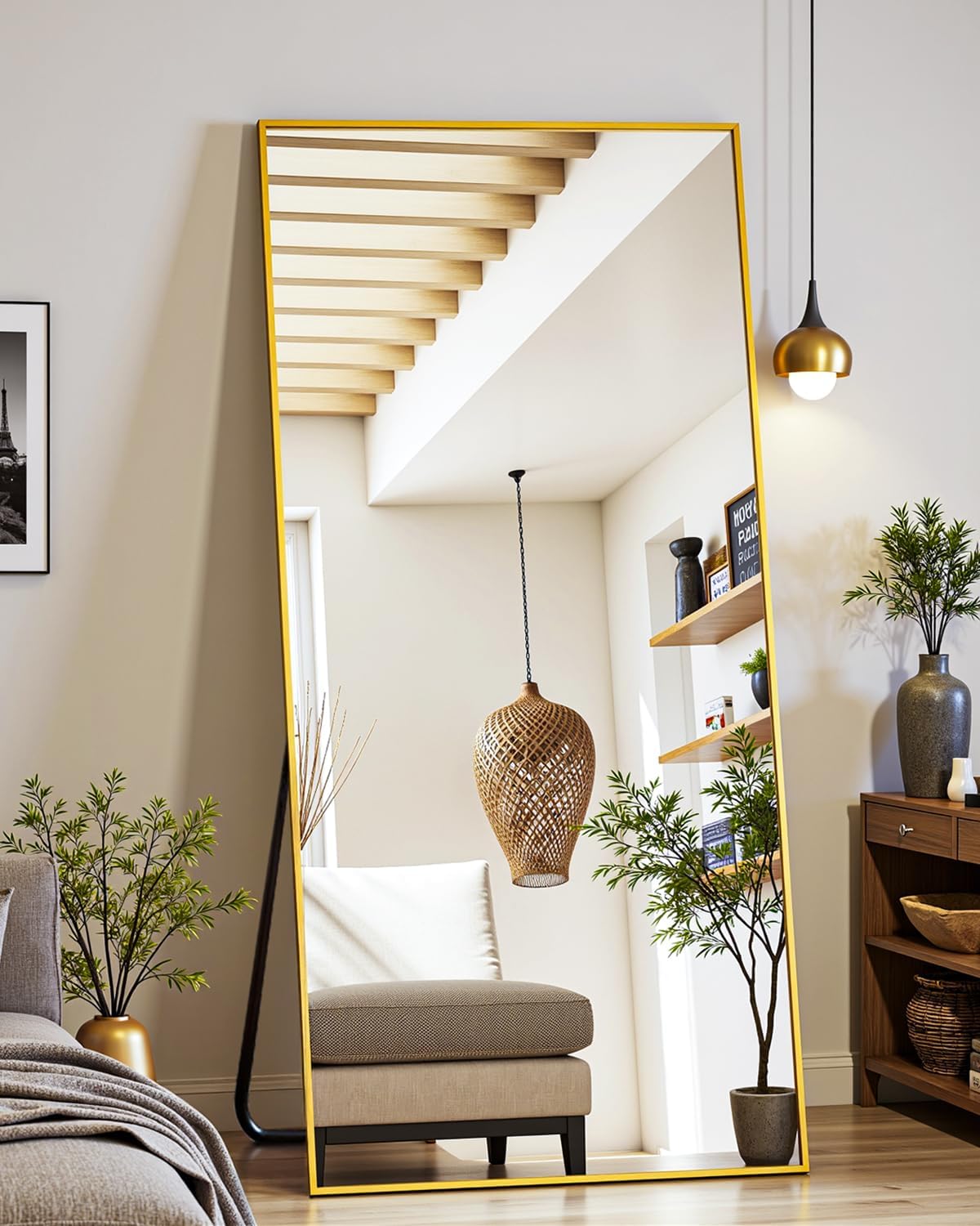 Suidia Full Length Mirror 58x18 Freestanding Stylish Design