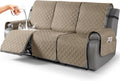Waterproof Recliner Covers for 3 Seater Sofa - Reversible, Washable