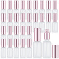 Roshtia 30 Pcs 1 oz Rose Gold Glass Spray Bottle Refillable - Travel