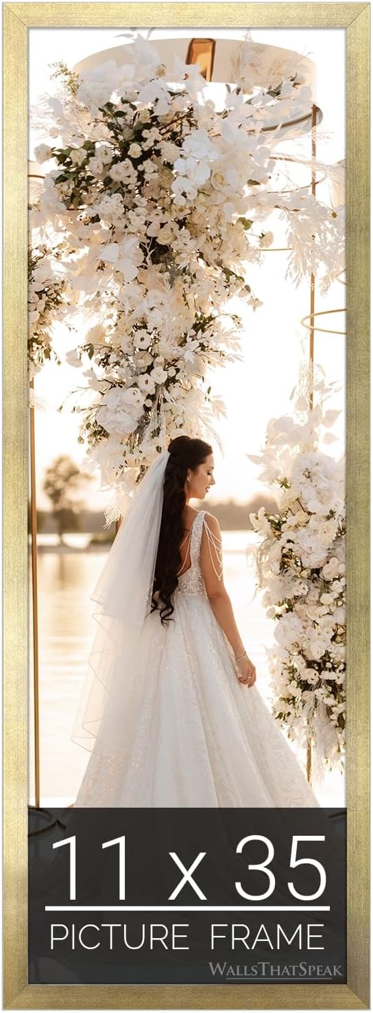 Gold Picture Frame for Puzzles Posters Photos or Artwork