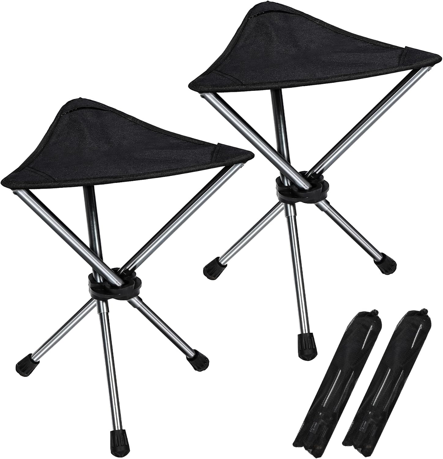 REDCAMP Ultralight Camping Stools with Retractable Legs for Outdoors