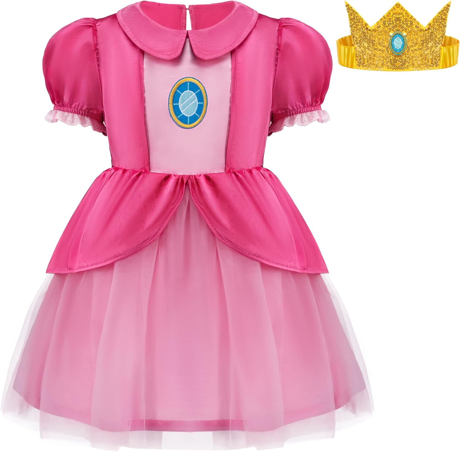 Baby Pink Princess Costume for Girls - Perfect Halloween Dress Up