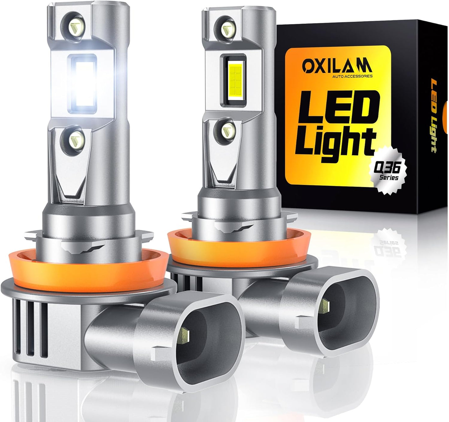 OXILAM H11 LED Bulb 40000LM 60W Ultra-Bright Fog Light