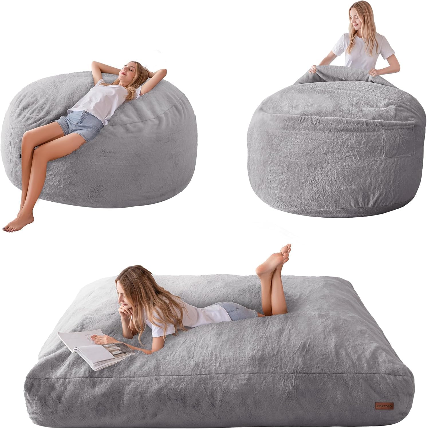 MAXYOYO Giant Bean Bag Chair Bed for Adults - Comfort & Style