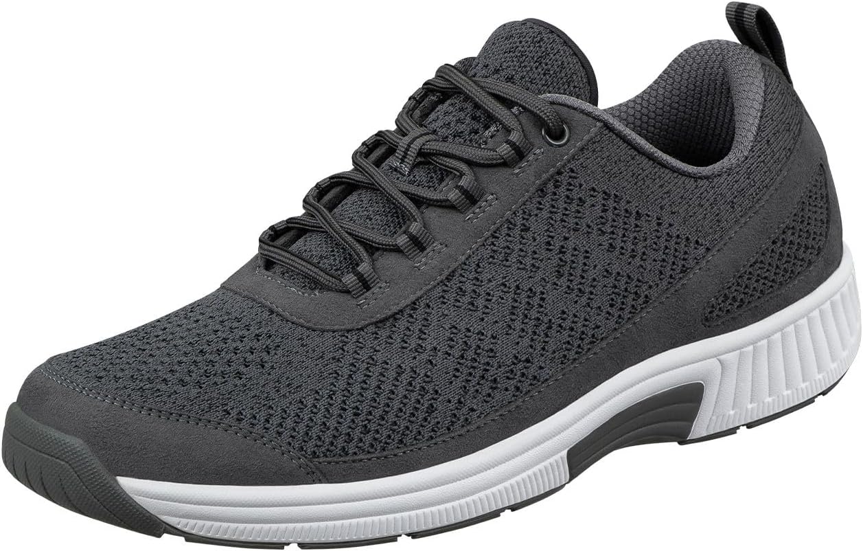 Orthofeet Men's Orthopedic Knit Lava Sneakers for Comfort