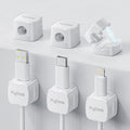 6 Pack Magnetic Cord Organizer Cable Clips - One-Hand Cable Management