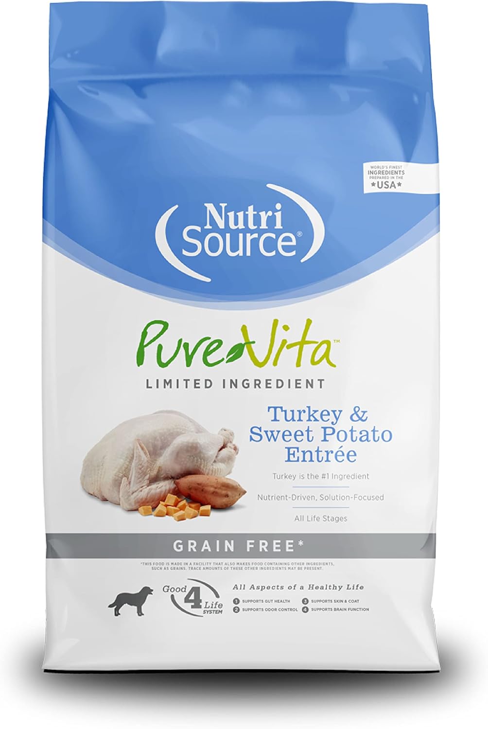 NutriSource Pure Vita Turkey and Sweet Potato Dry Dog Food Review
