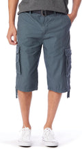 Men's Messenger Cargo Shorts - 15in Inseam Belted Relaxed Fit