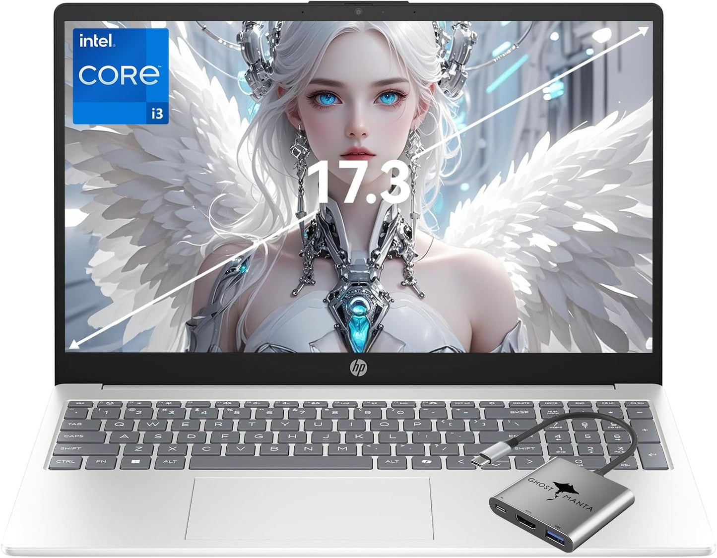 HP 17.3in HD+ Business-Student Laptop with Copilot AI Features
