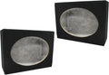 Absolute 2SQ6X9 Pair 6 x 9 in Square Speaker Box - Compact Fit