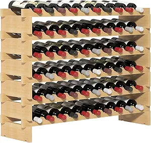 DlandHome 60 Bottle Capacity Stackable Storage Wine Rack Review