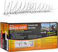 Bird-X Stainless Steel Bird Spikes for Pigeons and Small Birds