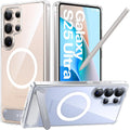 TORRAS Strong Magnetic Seamless Stand Case for Samsung Galaxy S25