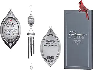 Celebration of Life Memorial Wind Chime for Sympathy Gifts