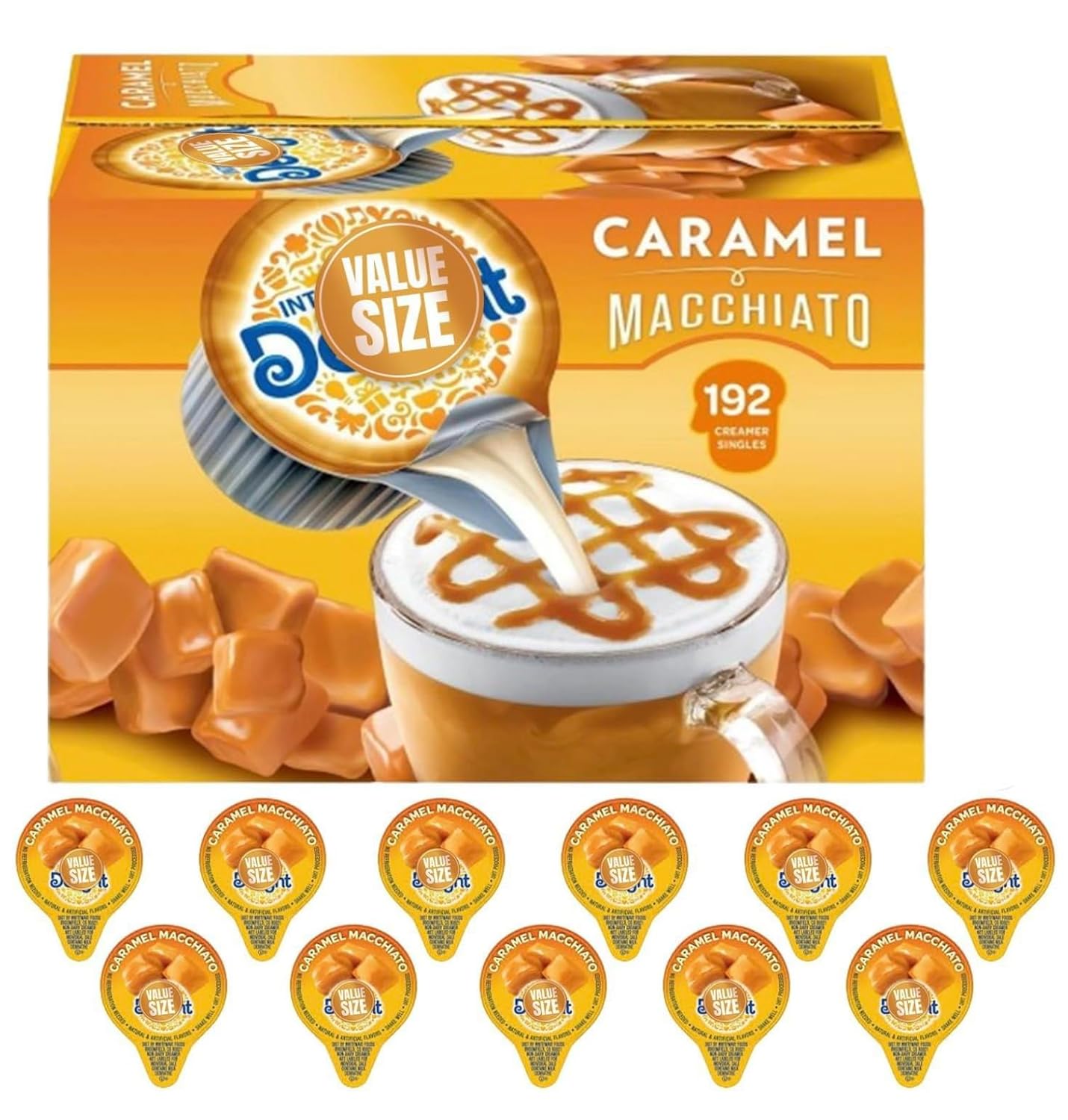 Coffee Creamer Singles Caramel Macchiato for Perfect Flavor