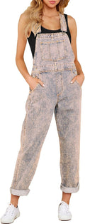 GRAPENT Overalls for Women Loose Fit Denim Jumpsuit (Style WW6C)
