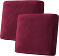Velvet Stretch Sofa Cushion Covers (2 Pack) - Plush Protector