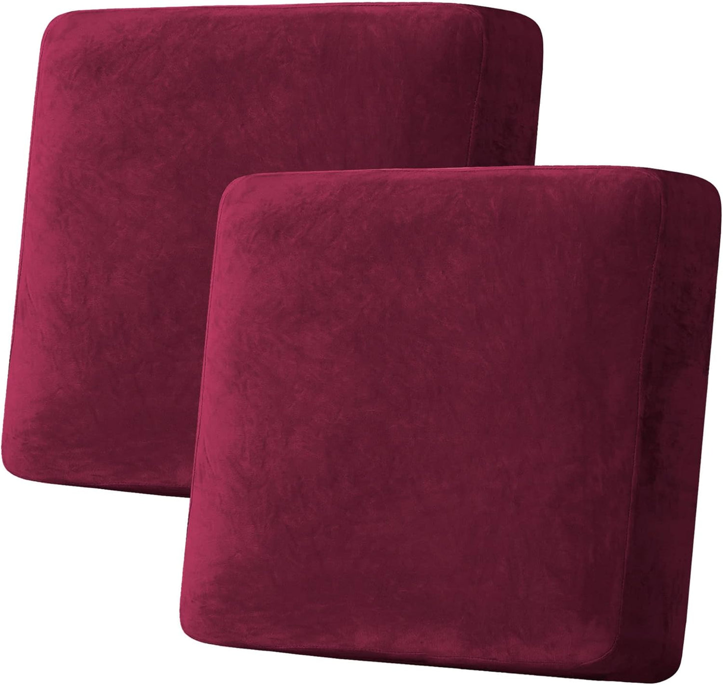H.VERSAILTEX Velvet Stretch Couch Cushion Cover for Sofa Protection
