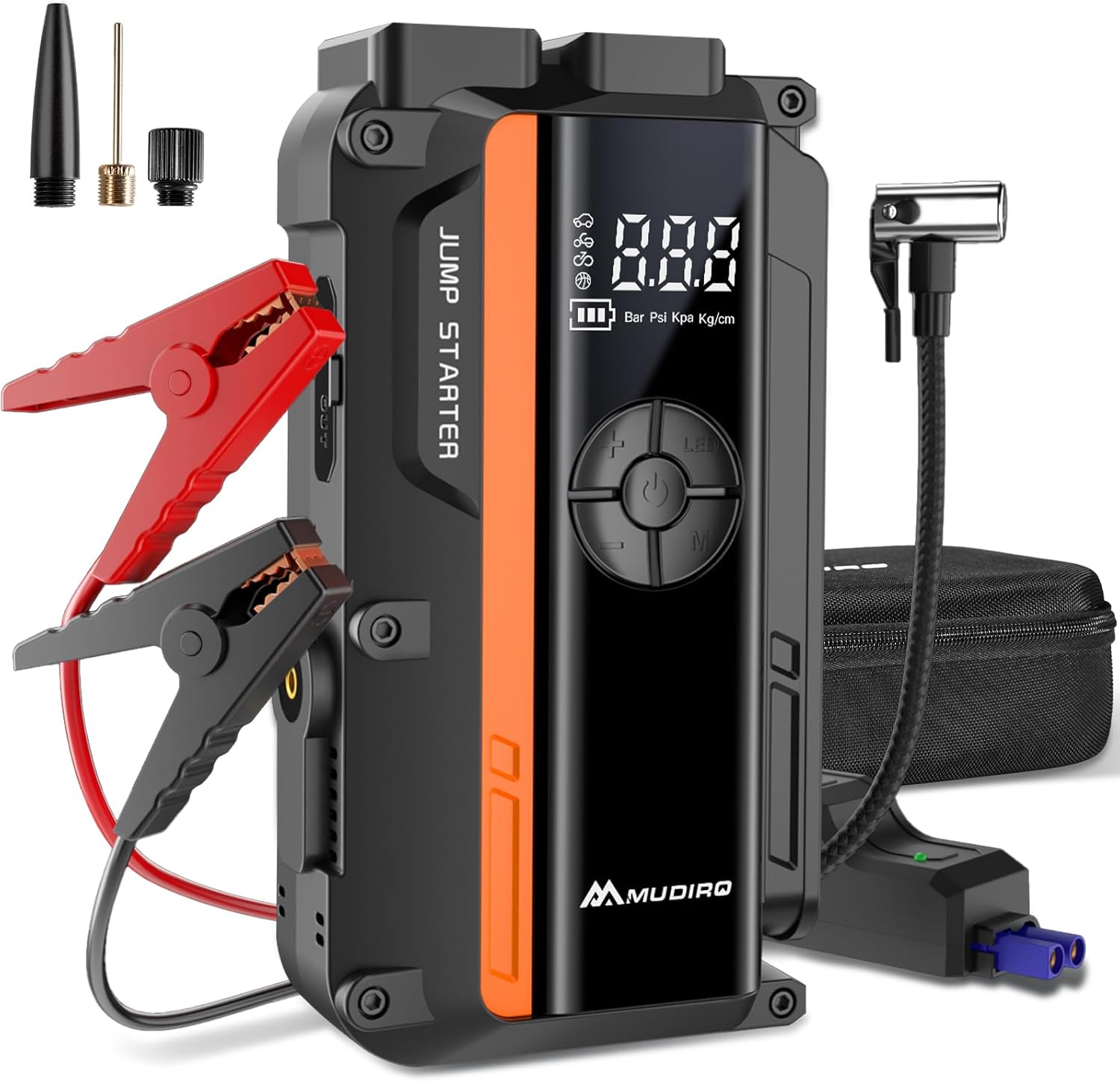 M-JA1 Car Jump Starter with Air Compressor for All Vehicles