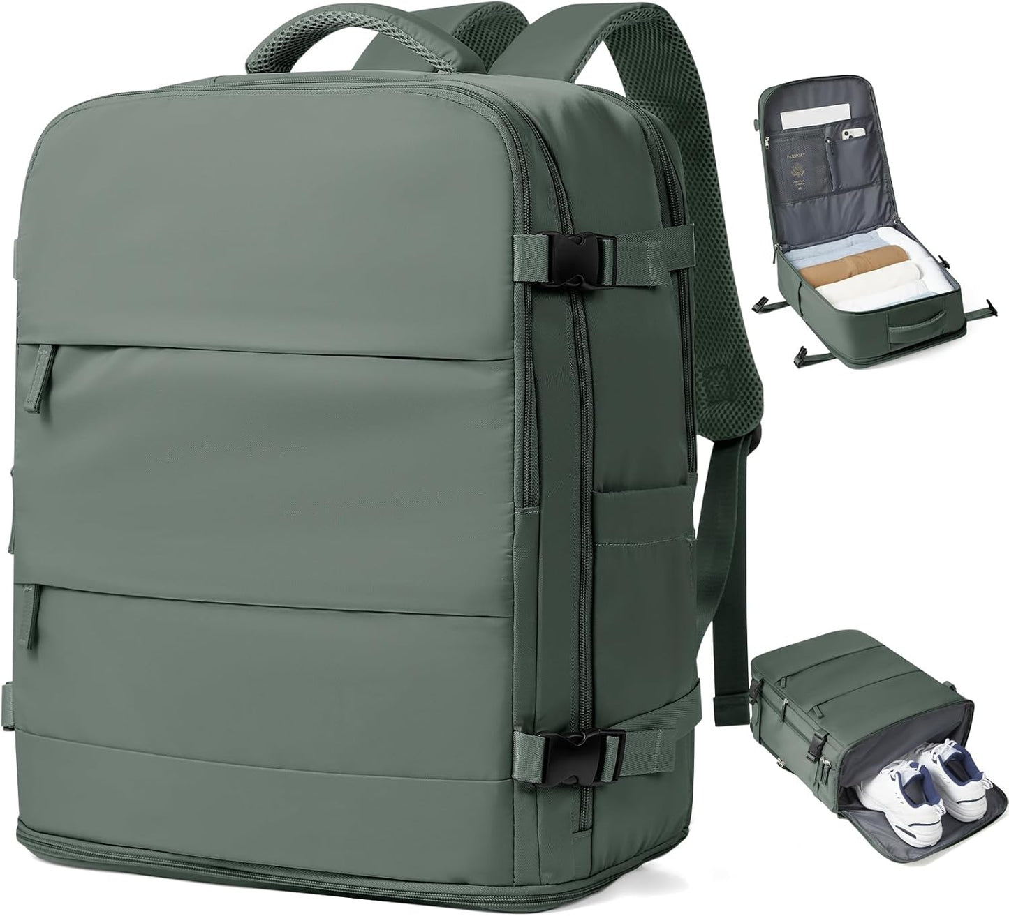 Large Travel Backpack for Women and Men - Waterproof Gym Bag