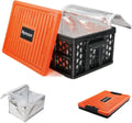 Mymazn Trunk Crate Organizer with Cooler for Car Travel