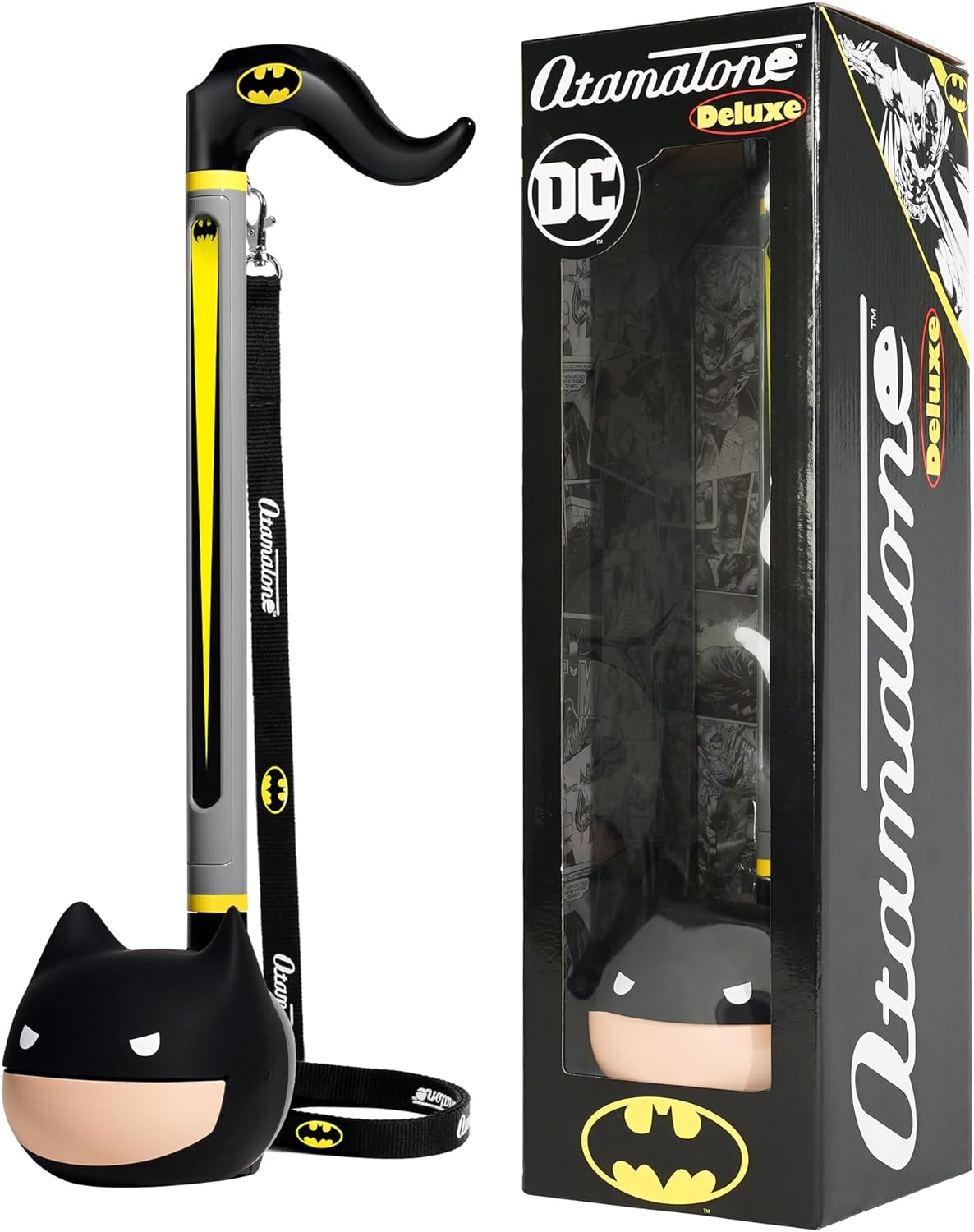 Otamatone Deluxe Batman Musical Instrument for Fun Music Play
