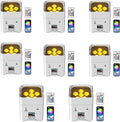 9600mAh Wireless Uplights 6x18W RGBWA UV Stage Lights - Long Runtime