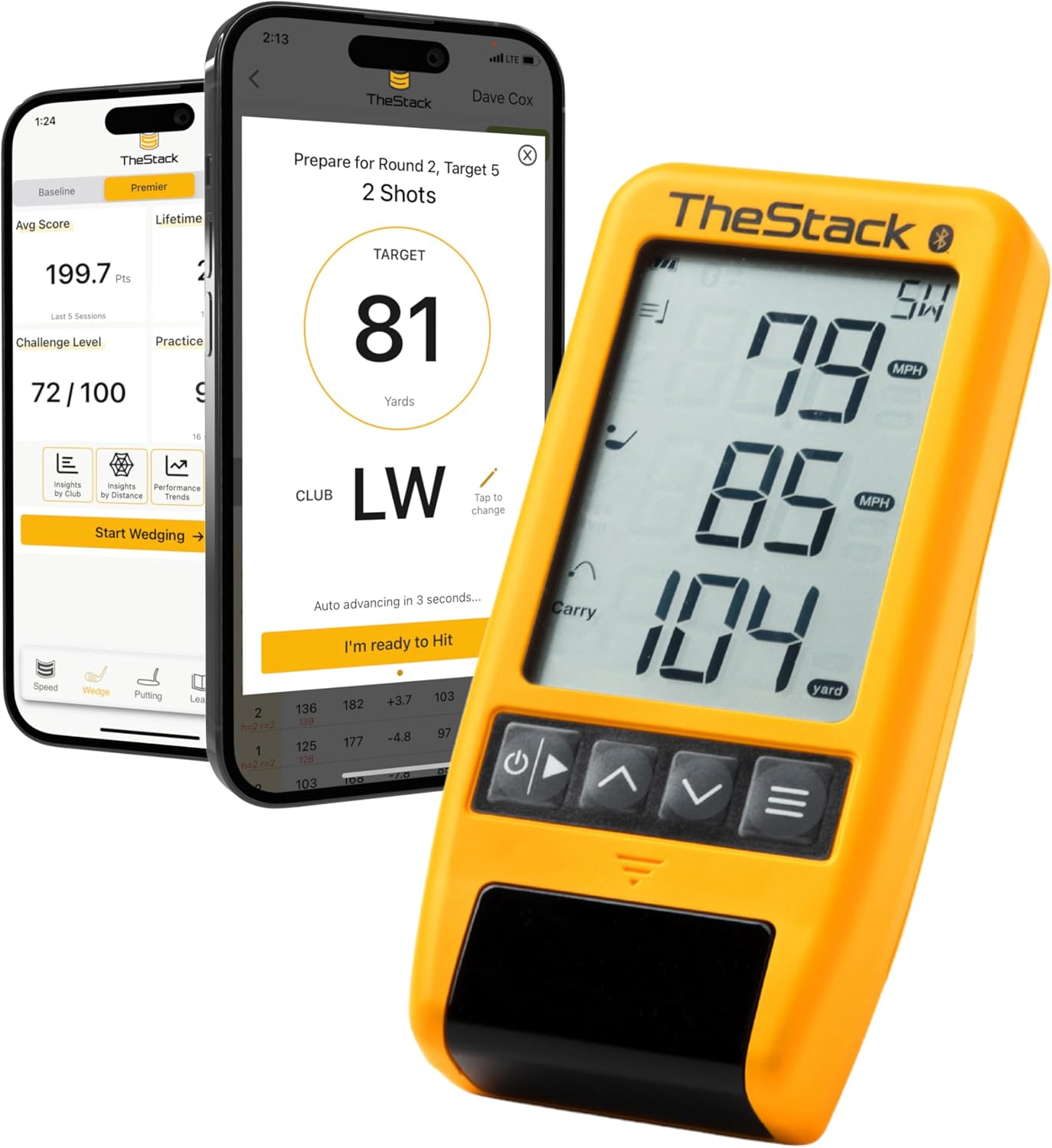 TheStack Radar Golf Launch Monitor for Precision Swing Training