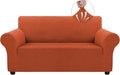 Asnomy Sofa Covers for 2 Cushion Couch - Stretch Slipcover for Medium