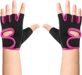 Luwint Kids Fingerless Workout Gloves - Anti-Slip Fitness Mittens