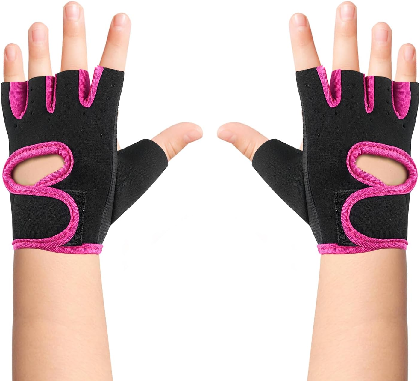 Luwint Kids Anti-Slip Workout Gloves - Secure Grip for Young Athletes