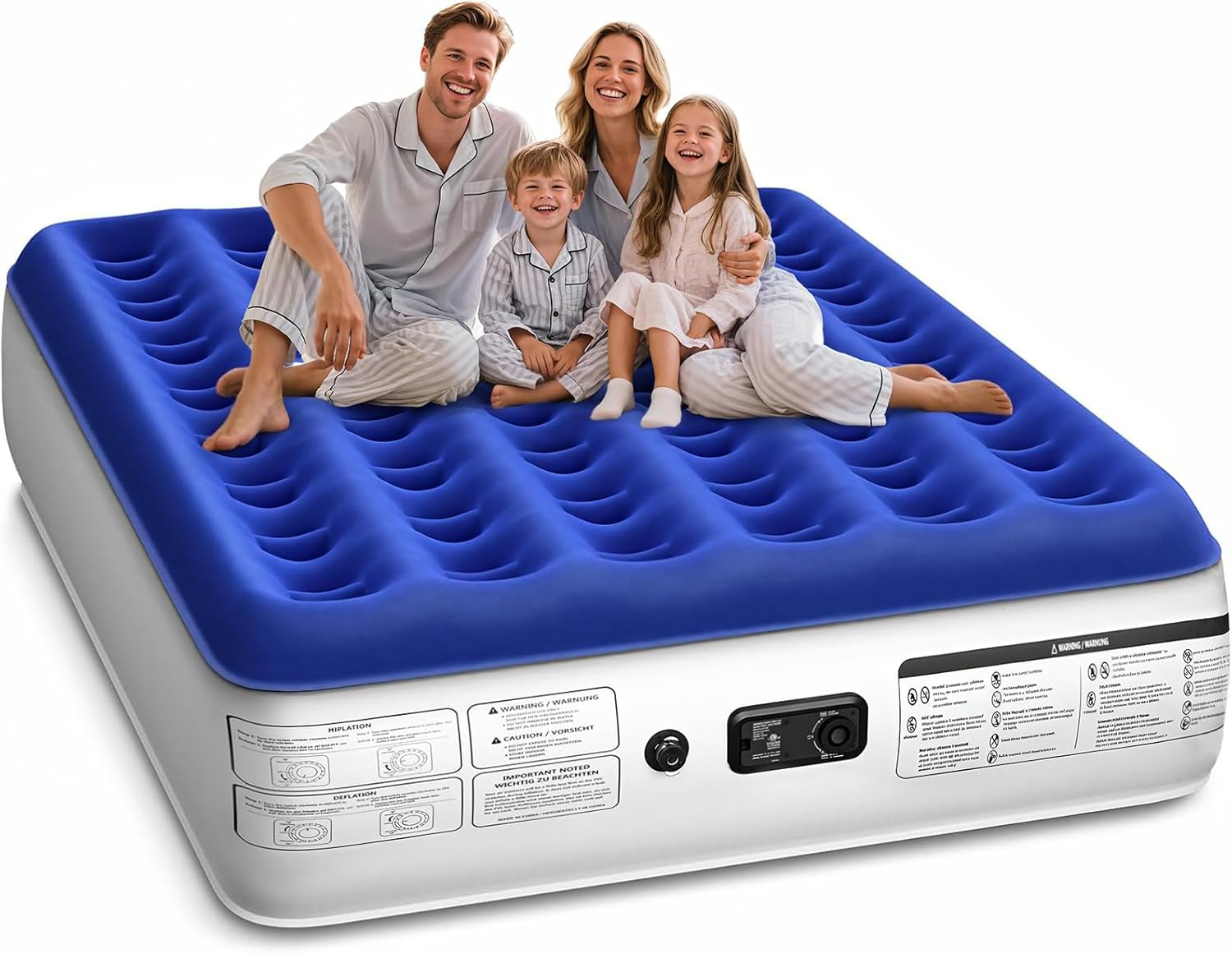 Queen Air Mattress with Built in Pump for Luxurious Comfort