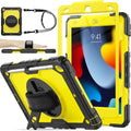 iPad 10.2 in Yellow+Black Shockproof Case for 9th/8th/7th Gen