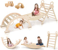 Pikler Triangle Set for Baby 8 in 1 Montessori Extra Large - Indoor