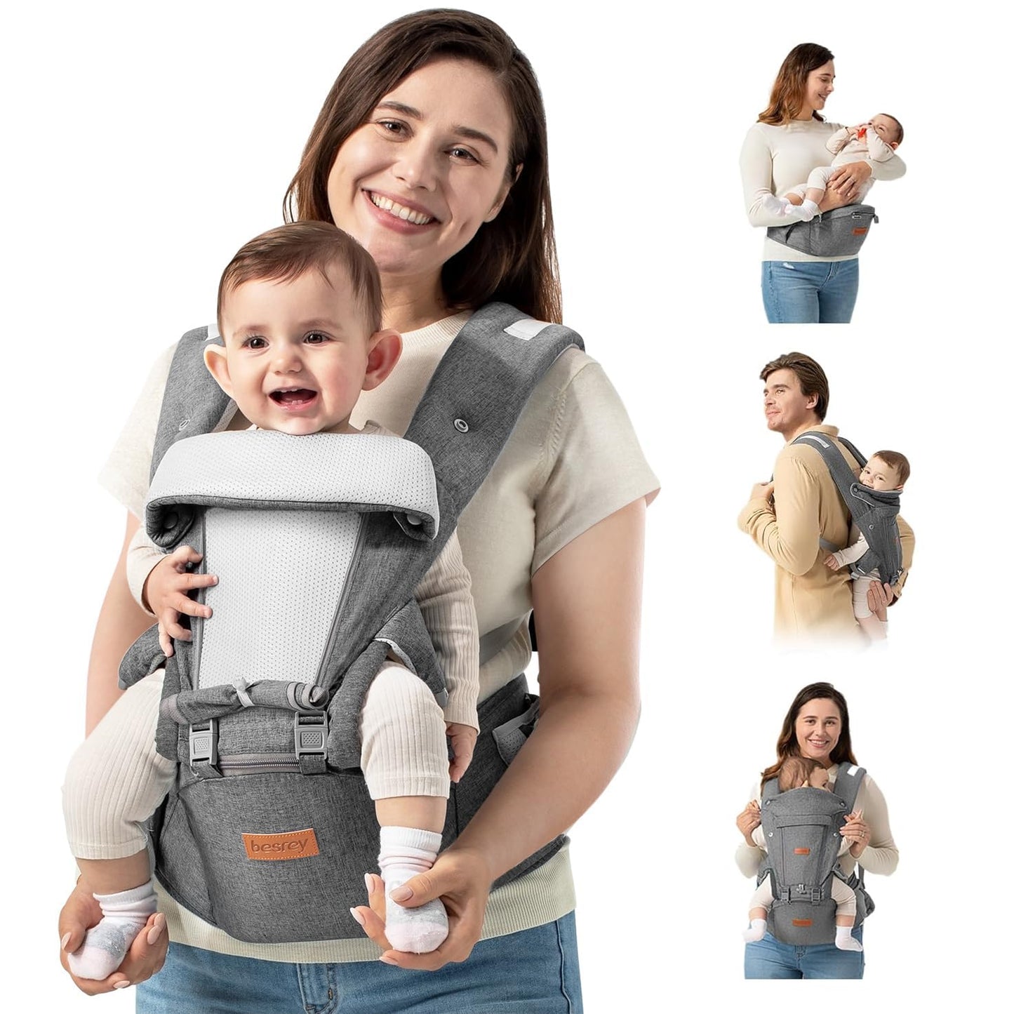 besrey Baby Hip Carrier: Comfort & Support