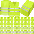 High Visibility Safety Vest Bulk Reflective Mesh Security Vest - 40