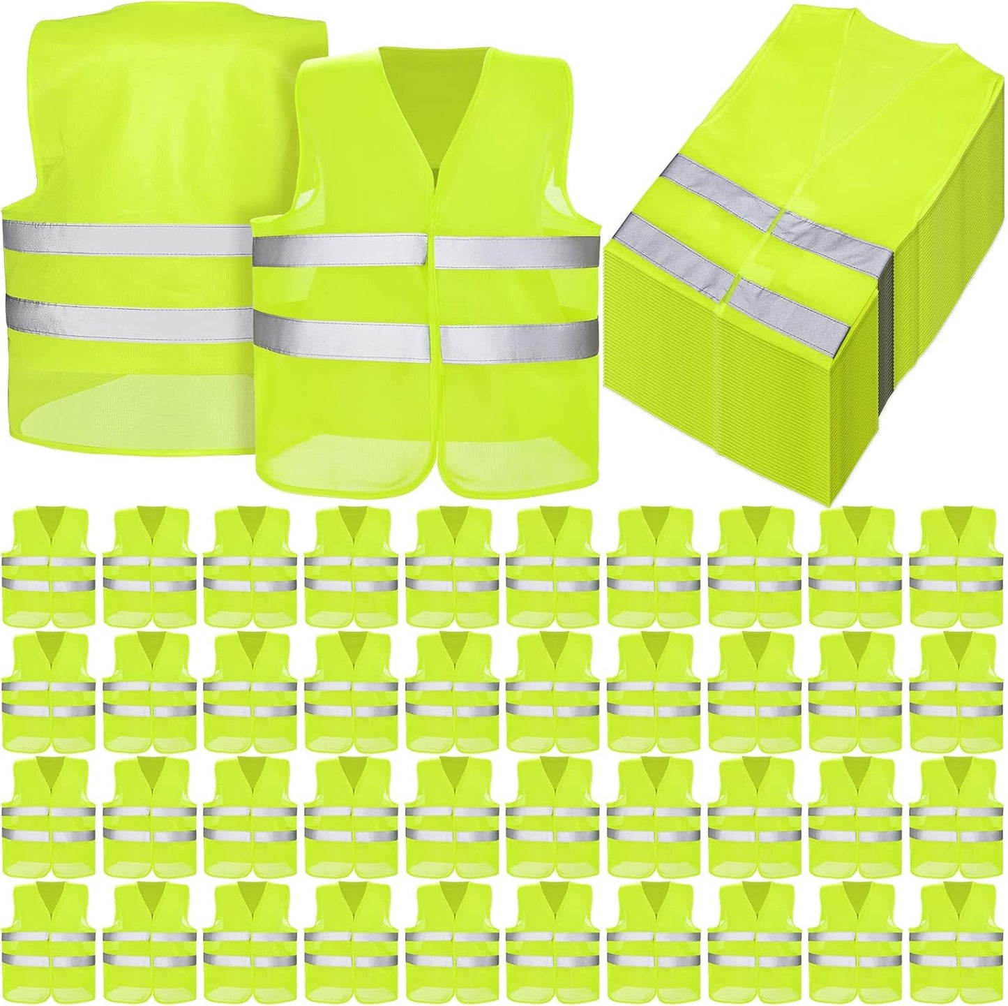JaGely High Visibility Safety Vest for Men Women Work Cycling
