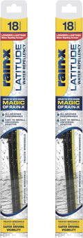 Rain-X Latitude 2-in-1 Water Repellent Wiper Blades, 18 in - Better