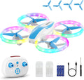 Mini Drone for Kids and Beginners with Fancy LED & Altitude Hold