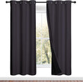 NICETOWN Full Shade Curtain Panels for Energy Efficiency Living Room