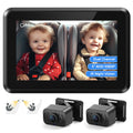 Itomoro Baby Car Mirror HD Dual Channel with 2 Cameras - Easy 5 Min