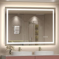 48x38 in LED Mirror for Bathroom - Dimmable Double Lighting