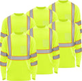 Hi Vis Long Sleeve Shirt for Men and Women - Reflective Class 3