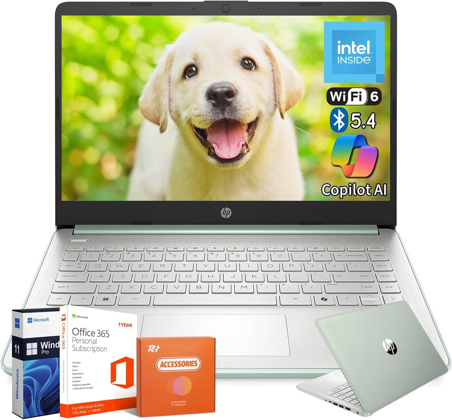 HP 2025 14 Inch Laptop with Intel N150 and 16GB RAM