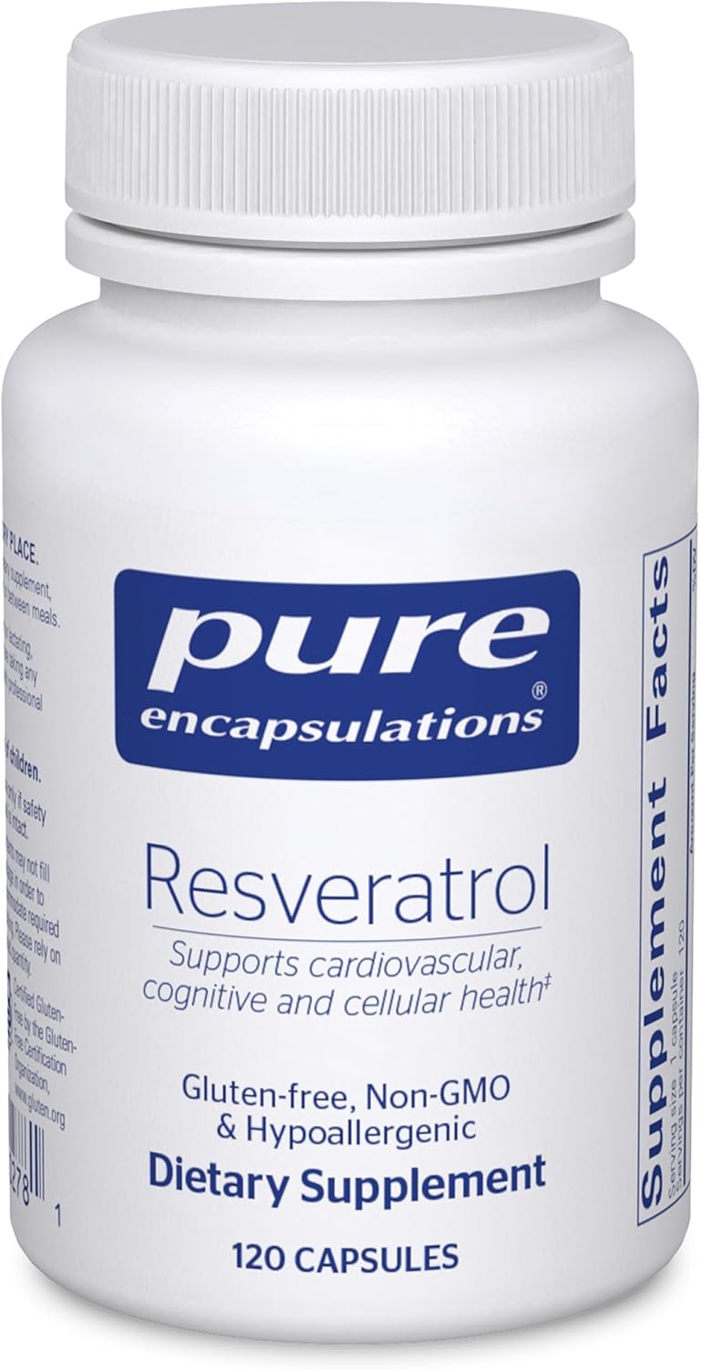Pure Encapsulations Resveratrol for Cardiovascular & Memory Health