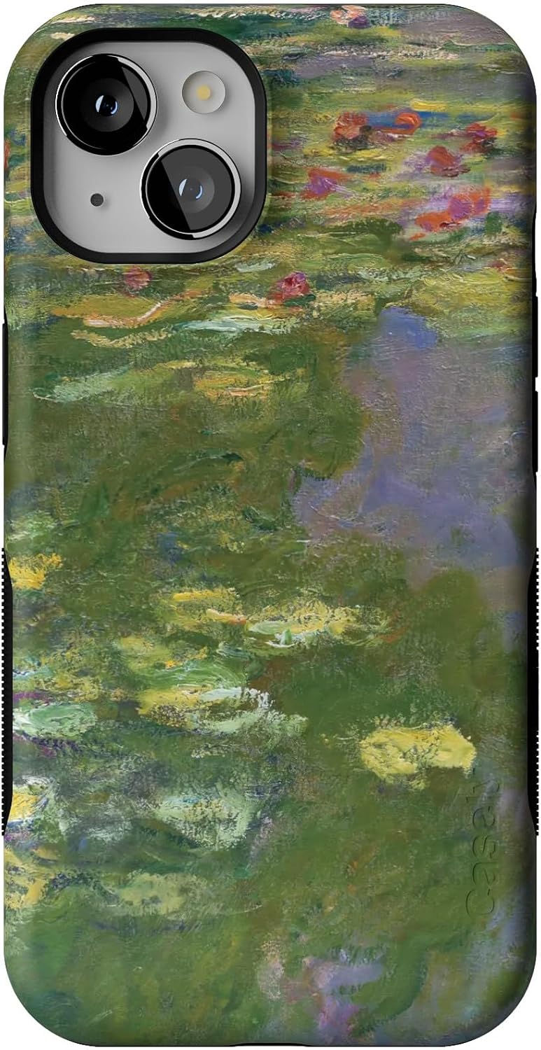Casely iPhone 13 Case - Monets Water Lilies Bold Protection