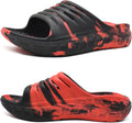 Mens Recovery Sandals Orthotic Sport Slides - Plush Arch Support