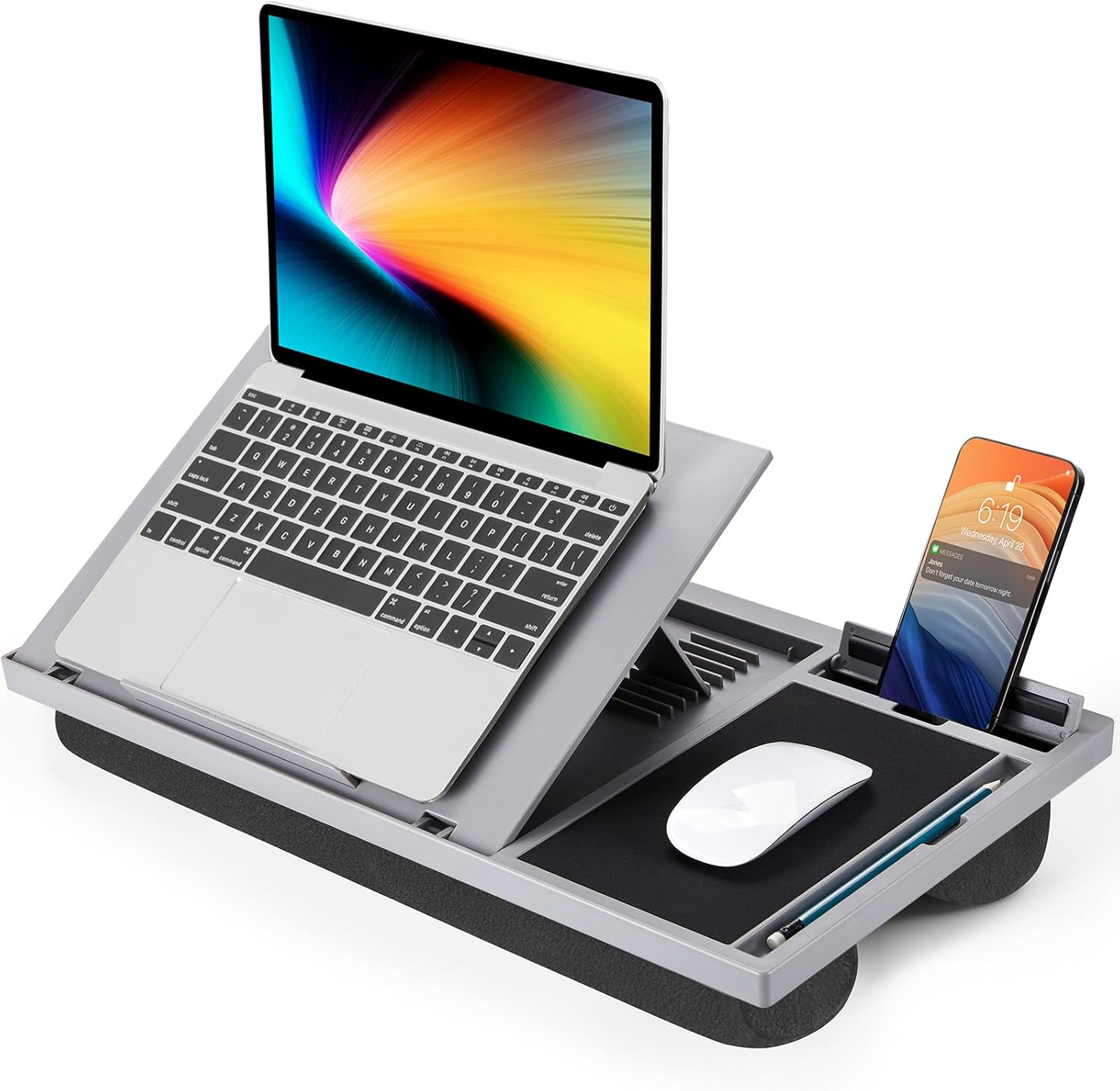 LORYERGO Laptop Desk - Ultimate Comfort & Convenience!