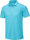 TACVASEN Men's Summer Polo Shirt for Outdoor Sports and Golf